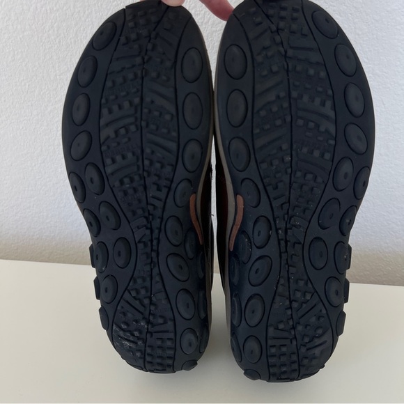 Men’s Merrell Men's Jungle Moc Brown Leather Earth Brown Leather Slide On Shoes - Picture 7 of 7